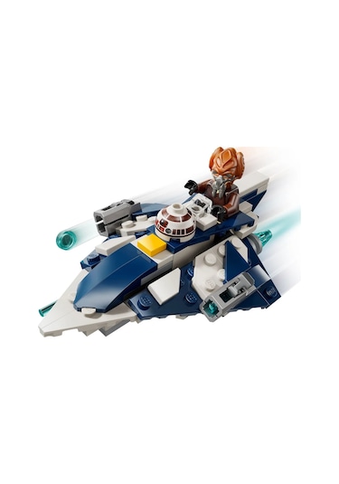 LEGO® Star Wars: Klon Savaşları Plo Koon'un Jedi Starfighter™ Mikro Savaşçısı 75400 - 6 Yaş ve Üzeri Çocuklar için Oyuncak Yapım Seti (89P)