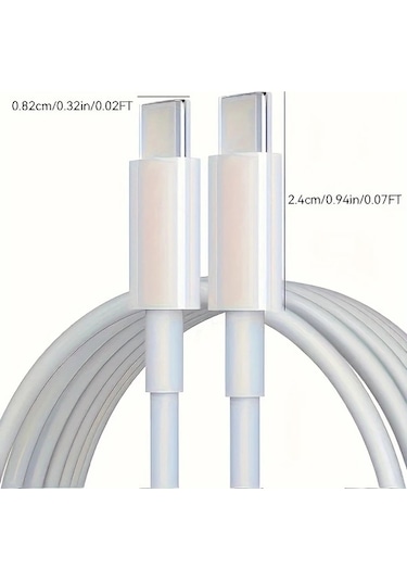 Willowhaven 5 Adet Suelıen Usb-c Kablo 60w Hızlı Şarj 3.3ft 6.6ft 10ft İphone Uyumlu 15 Samsung S24 İpad Uyumlu