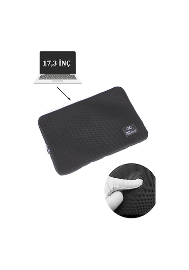 Çantachım 17'' Ve 17.3'' Inç Apple Uyumlu MacBook File Sünger Laptop Kılıfı