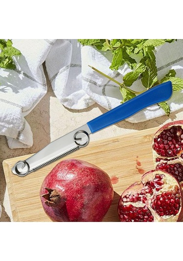 Suntek Sebze Dilimleme Bıçağı Mutfak Gadget Ev Için Kolay Mavi Diğer