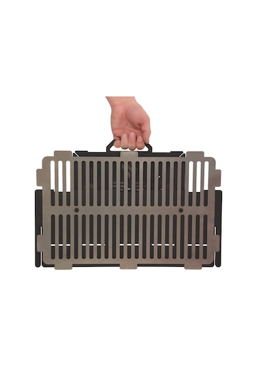 Baygato Smoke Master Grill Mangal (Üçgen Taban) Katlanabilir Ve Taşınabilir 6 Kişilik