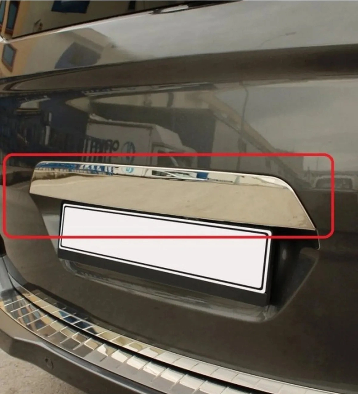 Ueskrom Ford Courier Krom Bagaj Çıtası Plaka Üstü 2014-2024 Arası