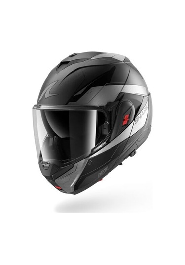 Shark Oxo Mekarıum Mat Çene Açılır Kask Siyah