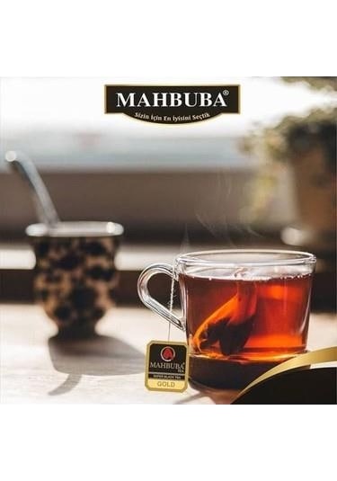 Mahbuba STD 100 Gold Seylan Siyah Sallama Bardak Poşet Çay 100 x 2 G