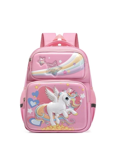 Karikatür Sert Kabuk Sırt Çantası Jp26ag Pembe