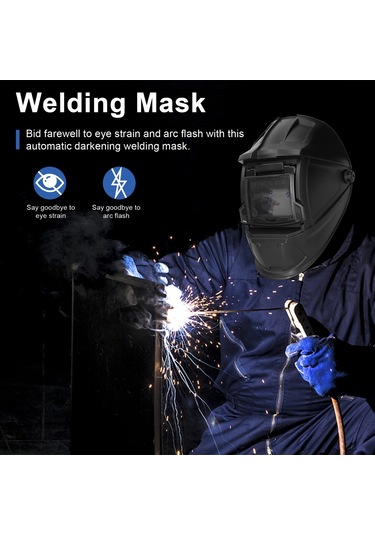 Otomatik Karartma Kaynak Maskesi Headmounted Kaynak E24604