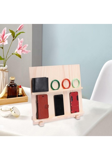 Suntek Magideal Tabanlı Küpe Ekran Standı Taşınabilir Kart 2 katman