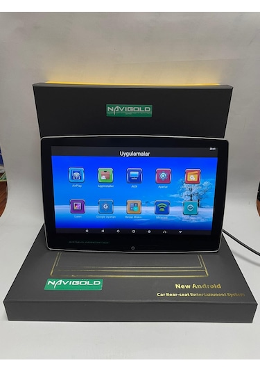 Navigold 11.6 Ekran Android Koltuk Arkası Başlık Monitör