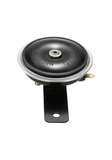 Youtek 12v Metalik Sulu Dayanıklı 105db Evrensel Motosiklet Hoparlörü - Siyah 3 İnç Mini