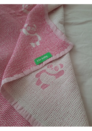 H2o Tekstil Bebek Battaniyesi Pembe