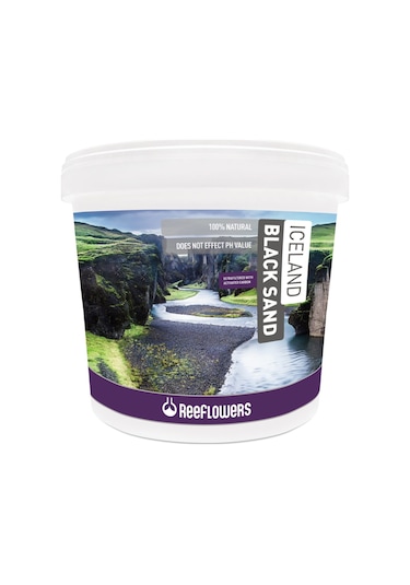 Reeflowers Iceland Blacksand Siyah Kum 1 Kg (1-2mm) Paket