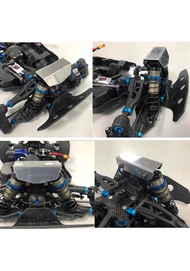 Yaozixa 1/8 Off-road Elektrikli Araçlar İçin Paslanmaz Çelik Şok Emici Koruyucu Korumalı Plaka Arrma, Wltoys, Hsp, Kyosho, Ae Uyumlu