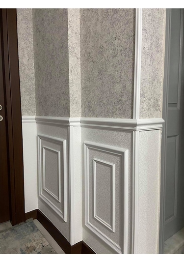 Decomanya Boyanabilir Duvar Çıtası 2 Cm Poliüretan Duvar Çıtası (442499047)