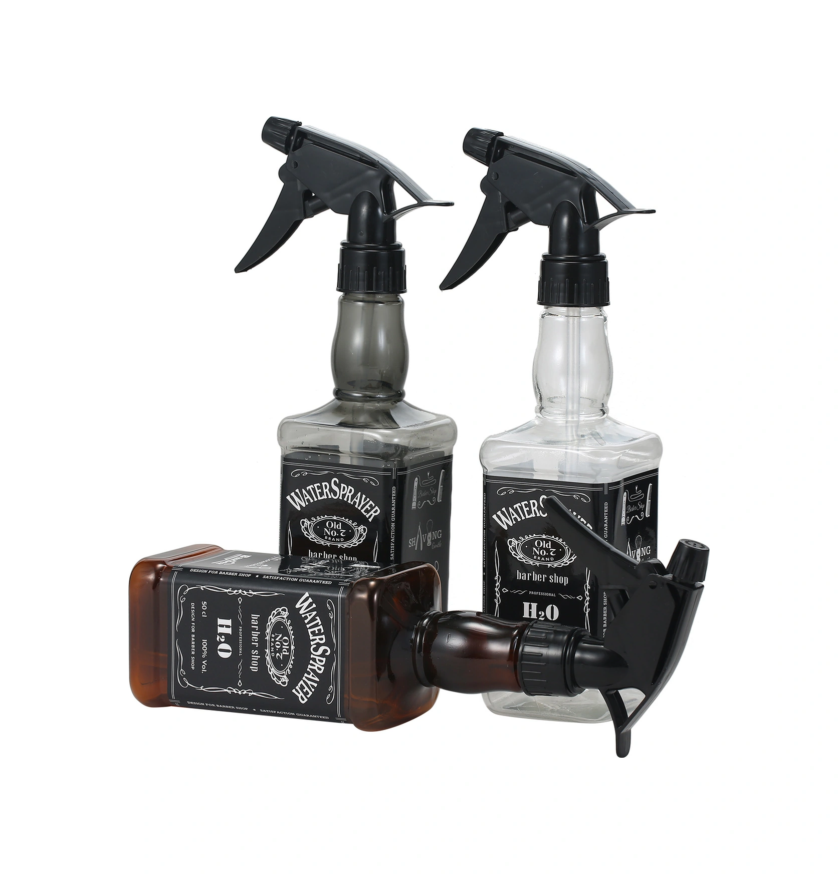 Neevoyu Saç Salonu Sprey Botu 500ml - Gri Renkli Pp Malzeme Saç Bakımı Aleti Gri