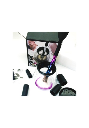 Yaozixa Makeup Fırça Otomatik Temizleyici Ve Kurutucu Makinesi - Hızlı Temizleme, Dayanıklı Malzeme, Çoğu Fırça İçin Uygun Beyaz