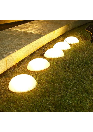 Homyl Güneş Zemin Led Açık Su Geçirmez Bahçe Çim Sıcak-ışık Sıcak Işık