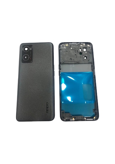 Oppo A96 Cph2333 Kasa Arka Kapak Pil Kapağı Siyah