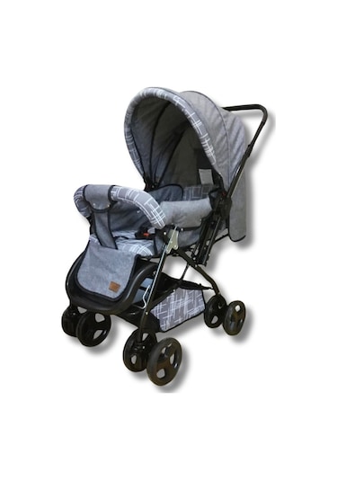Jusso Dido Comfort Line Çift Yönlü Bebek Arabası Gri