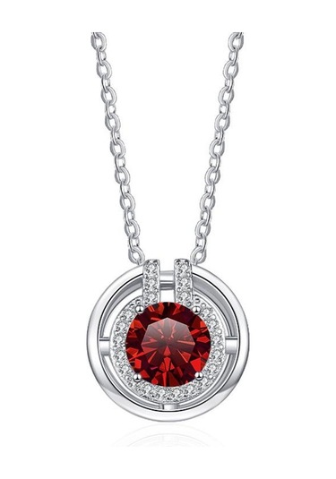 Siyah Bague Ringen Trendy Kadın Mozanit Kolye 1 Karat Vvs D Renk Lab Elmas 8h8a Kesim Zarif S925 Ayar Gümüş Takı Hediye