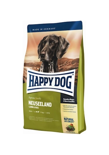 Happy Dog Neuseeland Kuzu Etli Yetişkin Köpek Maması 4 KG