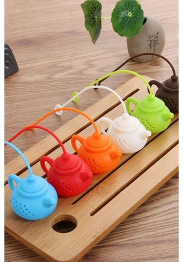 Markafox Çaydanlık Tasarımlı Çay Demleme Süzgeçi Şık Görünümlü Minik Süzgeci 1450