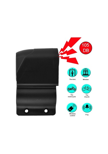 Bisiklet Bisiklet Kablosuz Uzaktan Kumanda Hırsızlık Önleme Alarm Sensörü Şok Titreşim Bisiklet Uyarı Kilidi