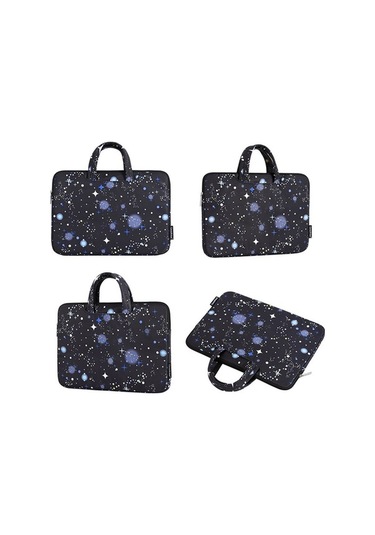 Ebitda Canvasartisan H16-b01 Büyük Kapasiteli Yıldız Desenli Laptop Çantası, Dizüstü Bilgisayarınıza Koruma, Dayanıklı Ve Hafif Çok Renkli