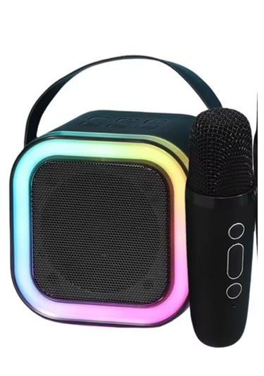Vothoon KN-17 Kablosuz Mikrofonlu RGB Karaoke Bluetooth Hoparlör