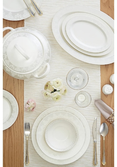 Emsan New Bone Yeni Anderson 60 Parça 12 Kişilik Yuvarlak Yemek