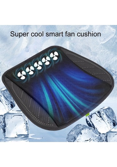 Novahub Çok Fonksiyonlu Usb Fan Araba Koltuğu Minderi Isı Dağılımı Siyah Diğer