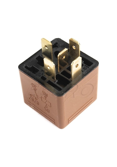Bosch 12V Röle 5 Uçlu 30 A Kahverengi Tek Platin N11.2742