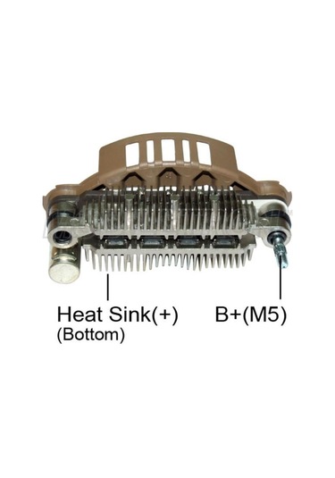 Diyot Tablası Tarak Mıtsubıshı Tipi 100 Mm 8 Diyot İkaz Diyotlu Mazda 323/626