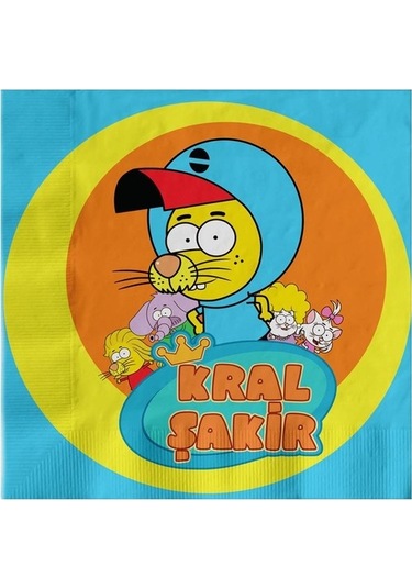Kikajoy Kral Şakir Action Kağıt Peçete 16'lı 33 x 33 CM