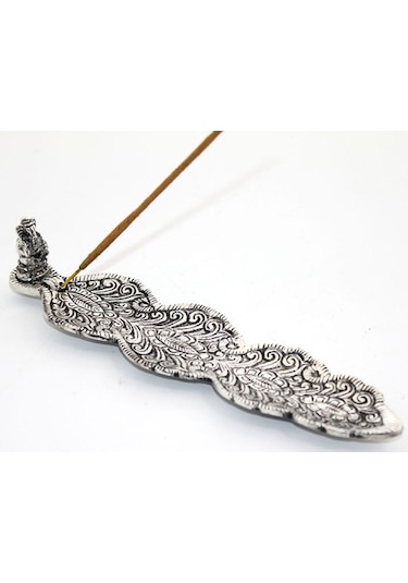 Metal Kayık Ganeşa Tütsülük Çok Renkli