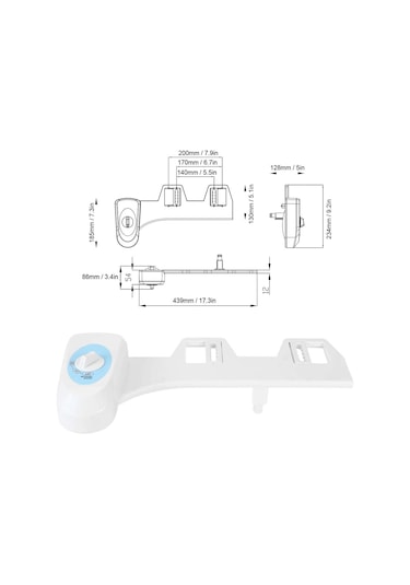 Tekne Ve Karavan Tuvaleti Taharet Musluğu Kiti. Taharet Bidet