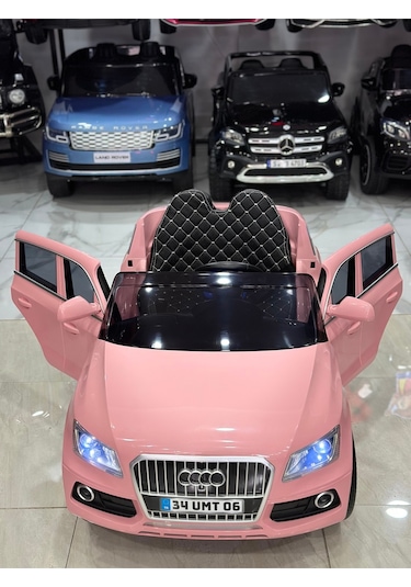 Oyuncak's Öykü Bebek Dünyası Akülü Araba 12 Volt Audi Suv Pembe
