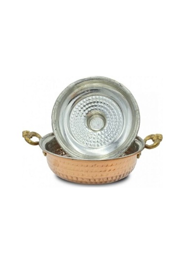 Bakır Tava Derin Kapaklı 6'lı Set Bakır