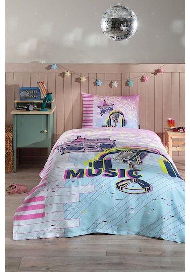 Özdilek Speldosa Tek Kişilik Pike Takımı Pembe