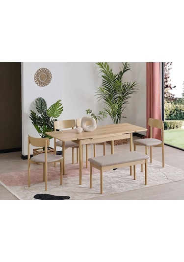 Pamir Mutfak Masa Takımı Meşe