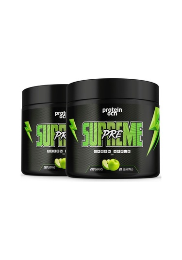 Proteinocean Preworkout Supreme Yeşil Elma - 280g X 2 Adet