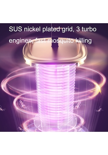 Bg 005 Kafes Tipi Usb Şarjlı Sessiz Sivrisinek Kovucu Beyaz