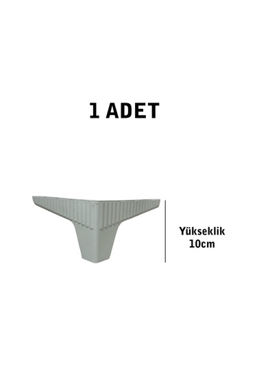Homdep Kanepe Koltuk Tv Ünitesi Konsol Yükseltme Zenit Model Plastik Ayak 10 Cm Beyaz Renk 1 Adet Beyaz