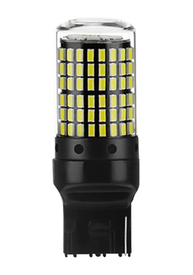 Araba 3014 144smd Canbus T20 7440 W21w Dönüş Sinyal Lambası Beyazıyla Uyumlu - Mükemmel Diğer