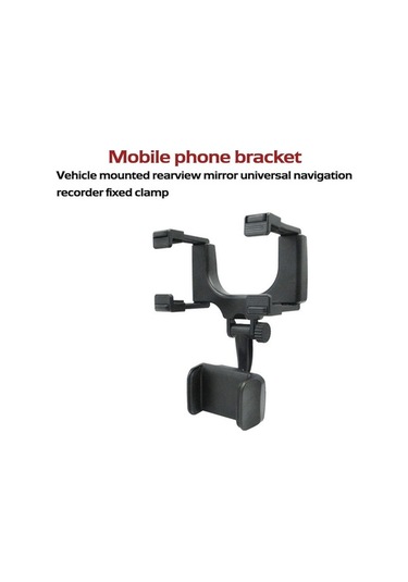 Besthome1 Arac Geri Görüs Telefon Tutucu, Navigasyon Uygun Siyah Abs Malzeme Kolay Kurulumlu Tutucu Diğer