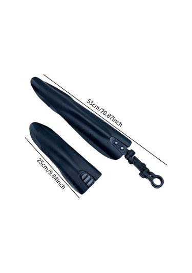 Pazly Ve Tamir Siyah Seti Ön Moda Homyl Bisiklet Arka Çamurluk Dx Siyah