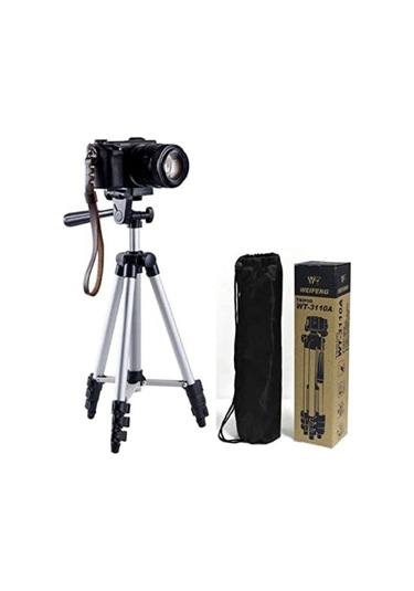 Rosepremium 3110 Telefon Ve Fotoğraf Makinesi İçin Tripod Gri