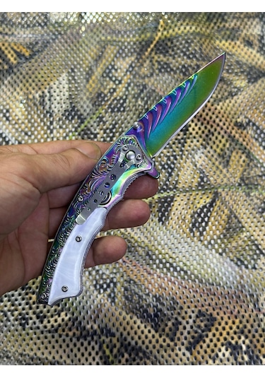 Mtech Mt-1009c Paslanmaz Kamp Çakı Beyaz