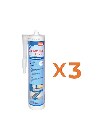 Cosmopur 1522 Poliüretan Tutkal 310 Ml - 3 Adet