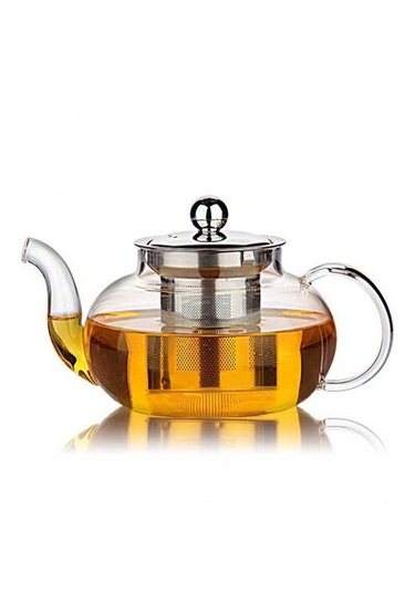 Epinox Borosilikat Cam Demlik 1000 Ml - Çelik Süzgeç Cd-1000m -