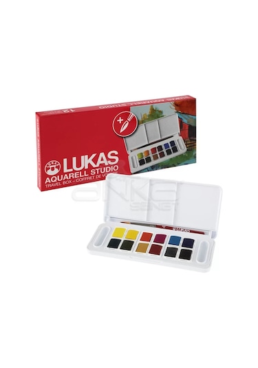 Lukas Sulu Boya Takımı Tablet 12 Renk Diğer